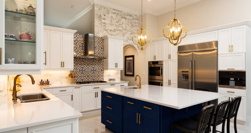 This is a picture for a blog about hiring a cabinet designer for your kitchen remodel.