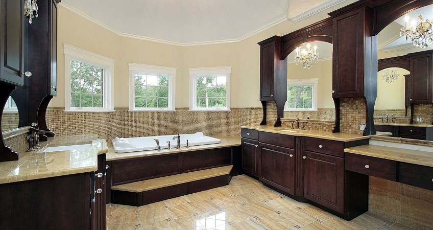 custom bathroom cabinetry