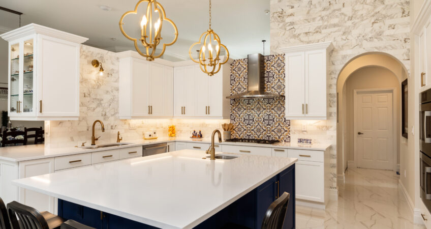 This is a picture for a blog about hiring a kitchen cabinet designer.