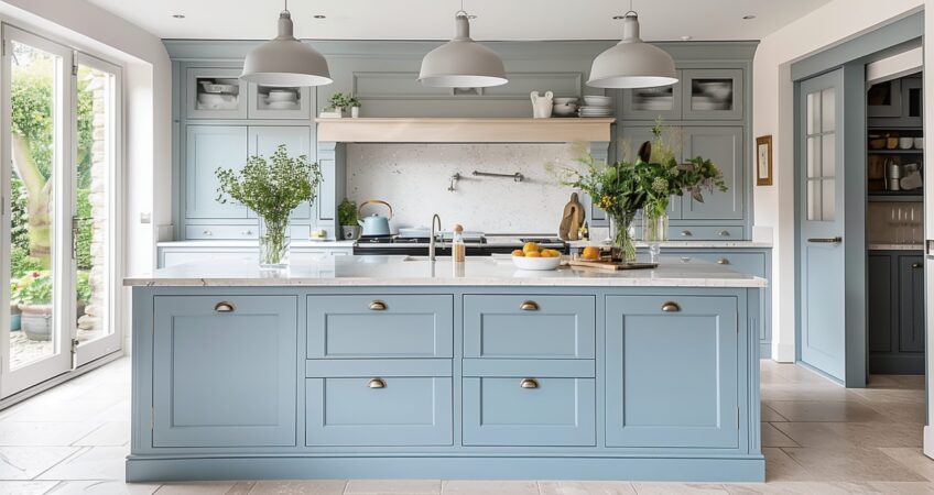 This is a picture for a blog about hiring our kitchen cabinet designer for your home project.